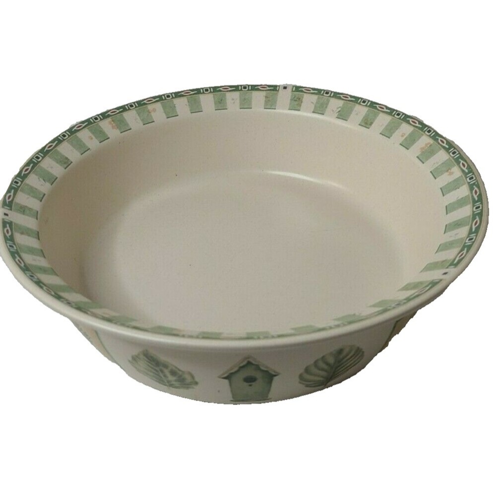 Portfolio by Pfaltzgraff Vegetable Serving Bowl Naturewood Stoneware Round 10"